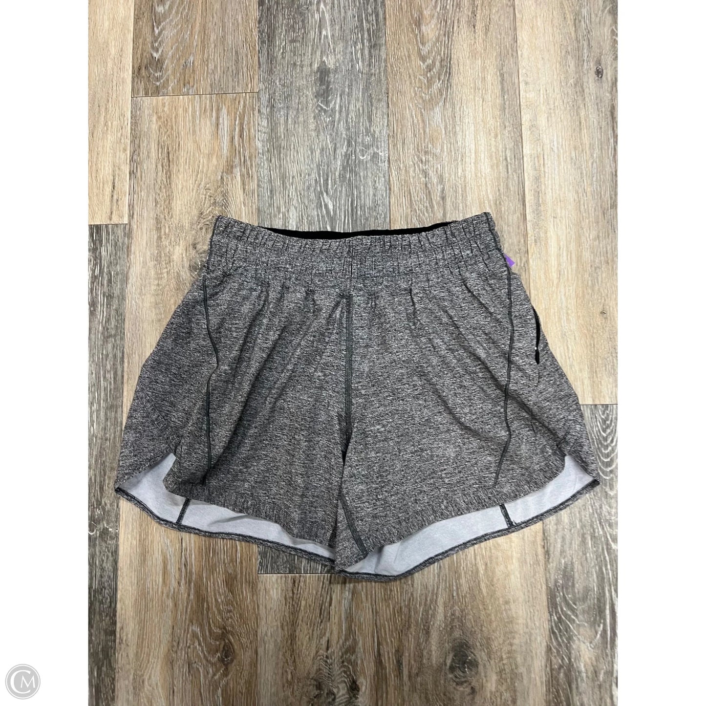 Athletic Shorts By Lululemon In Grey, Size: 6