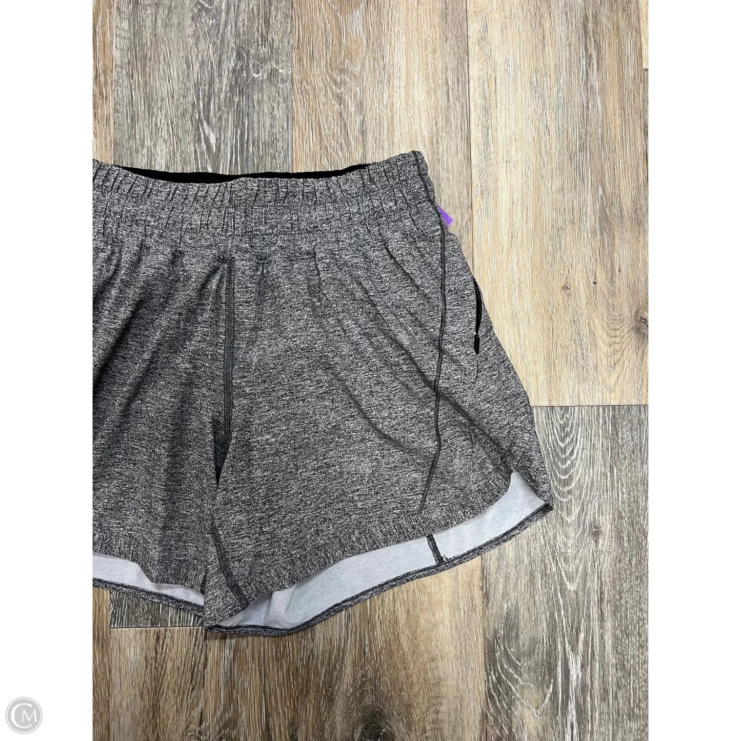 Athletic Shorts By Lululemon In Grey, Size: 6