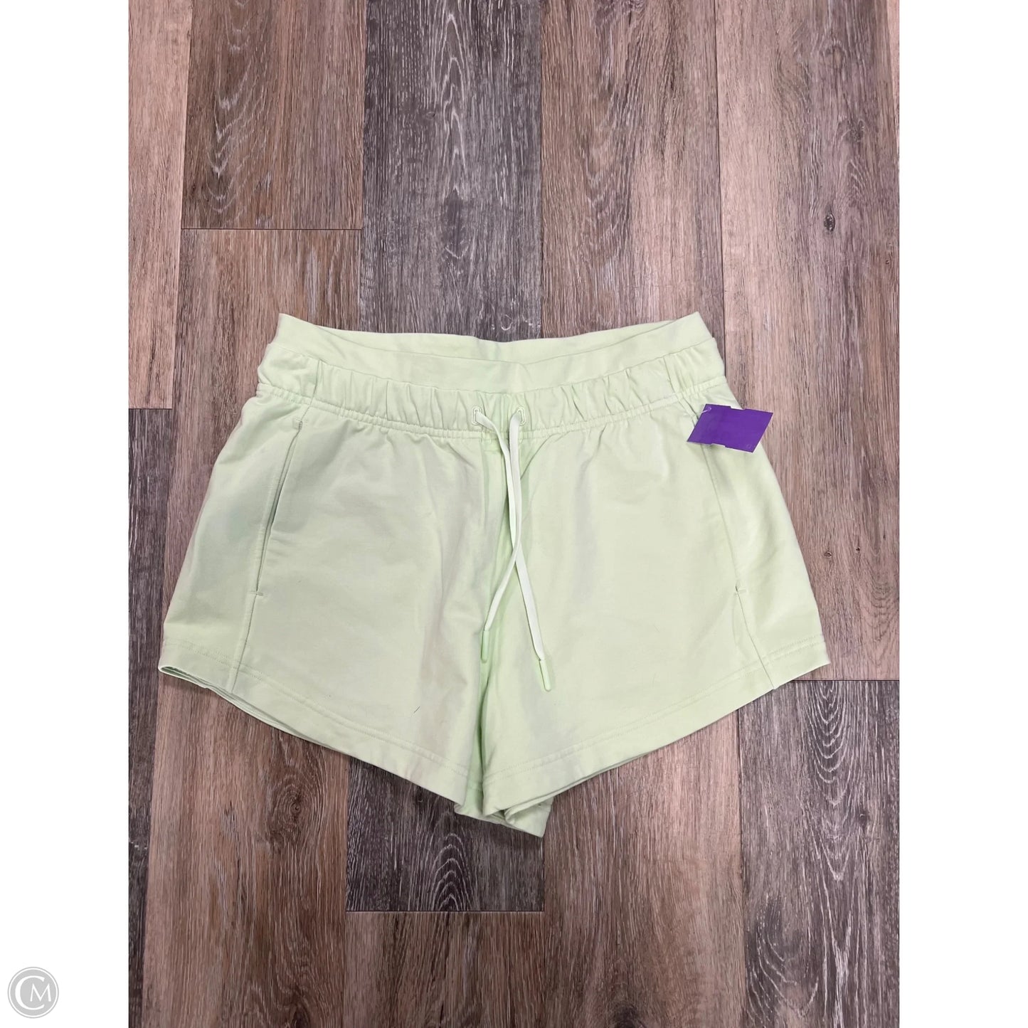 Athletic Shorts By Lululemon In Green, Size: 8