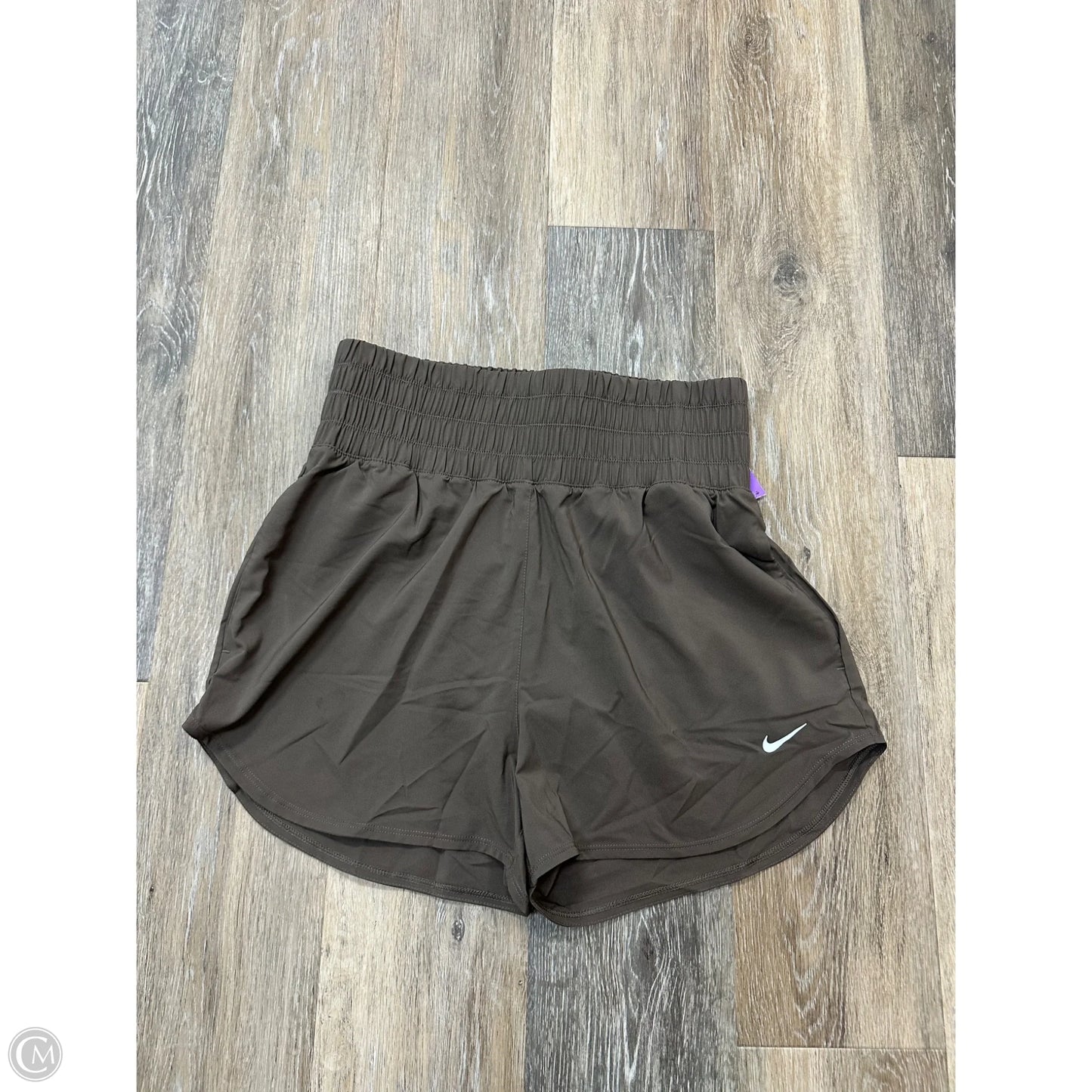 Athletic Shorts By Nike Apparel In Brown, Size: M