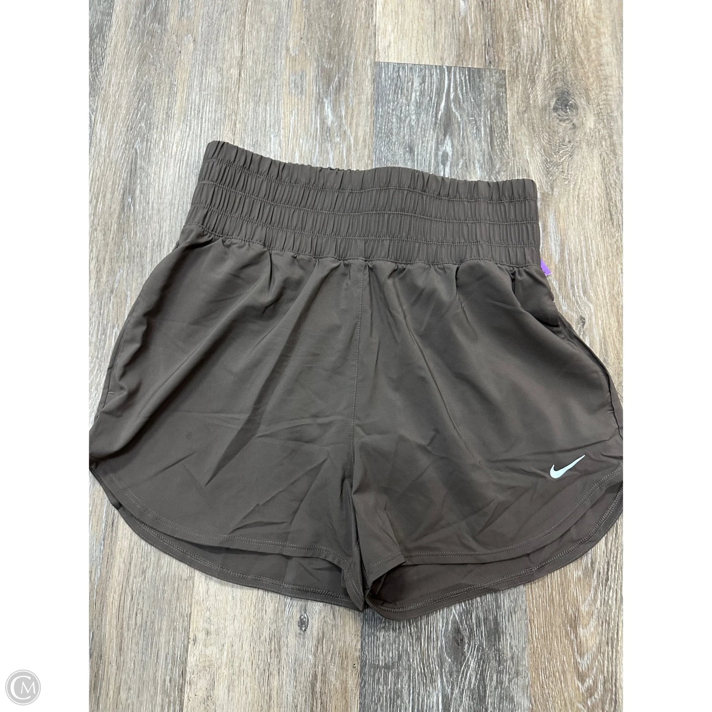Athletic Shorts By Nike Apparel In Brown, Size: M
