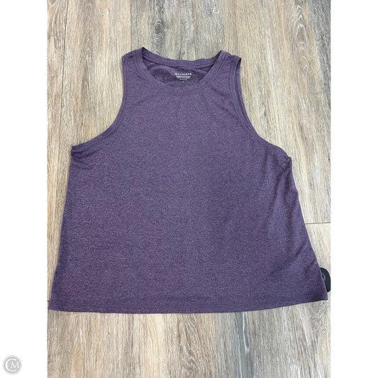 Athletic Tank Top By Athleta In Purple, Size: M