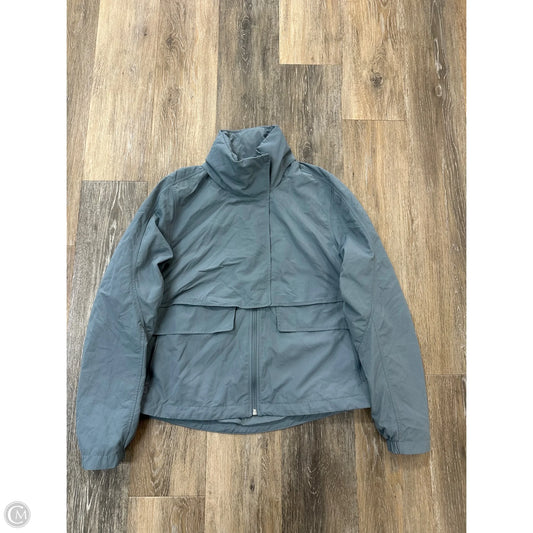 Athletic Jacket By Lululemon In Grey, Size: 8