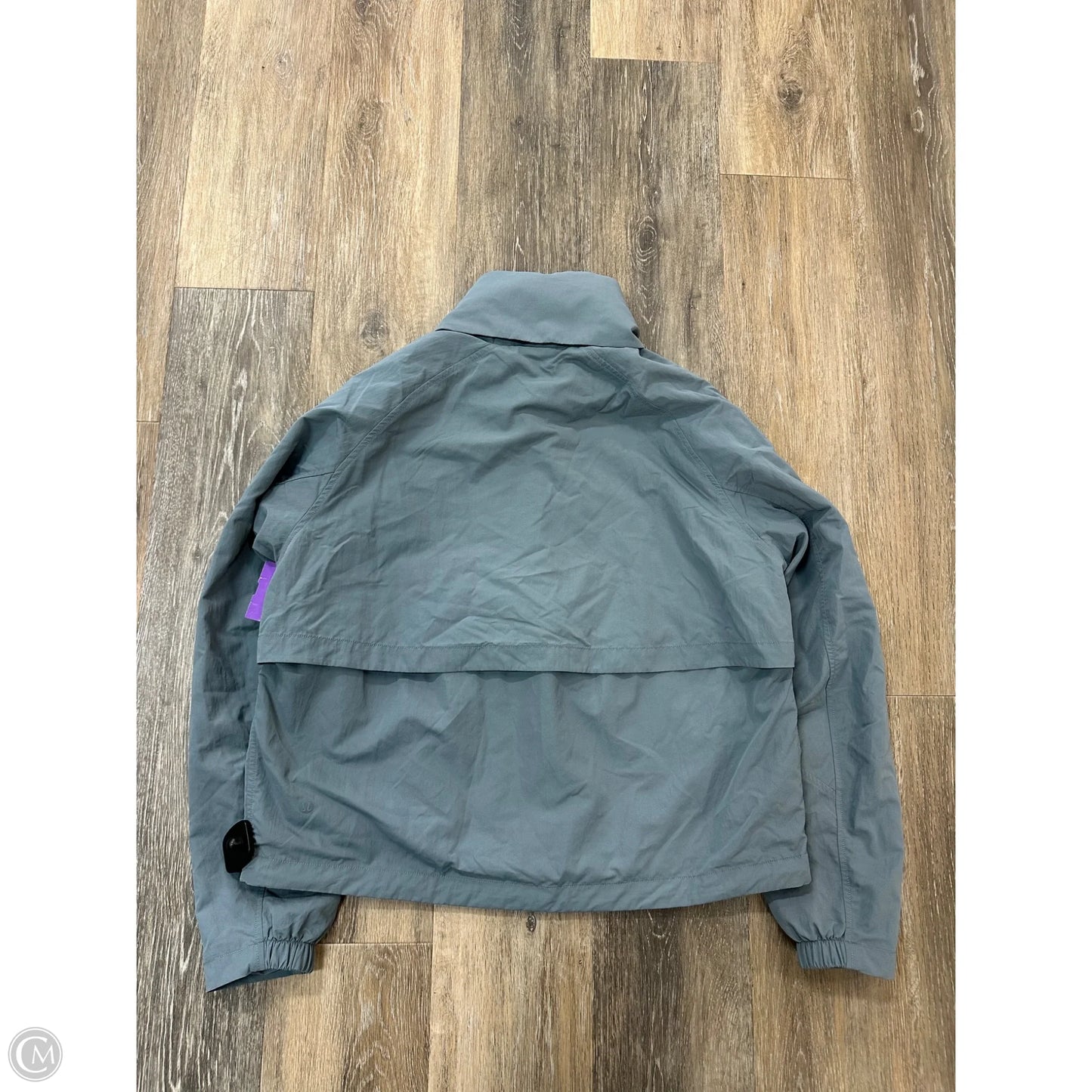 Athletic Jacket By Lululemon In Grey, Size: 8