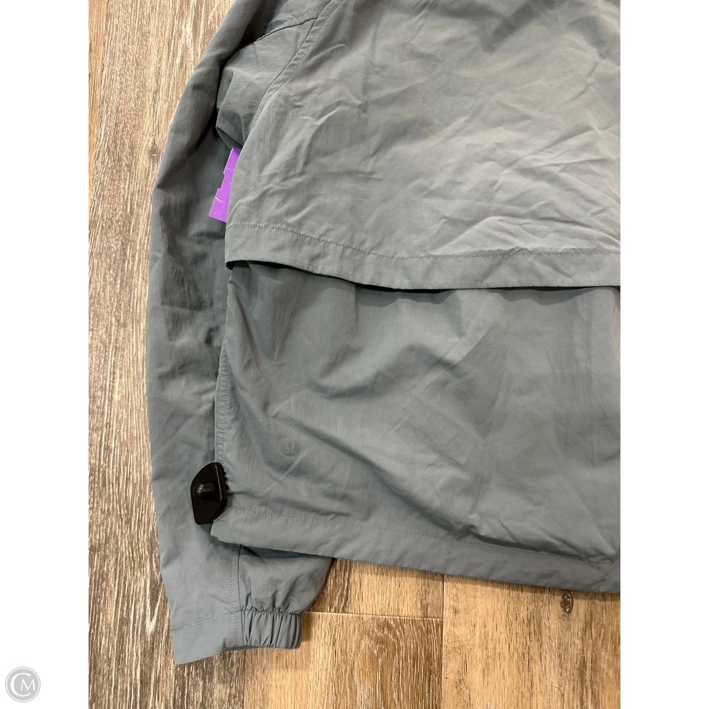 Athletic Jacket By Lululemon In Grey, Size: 8