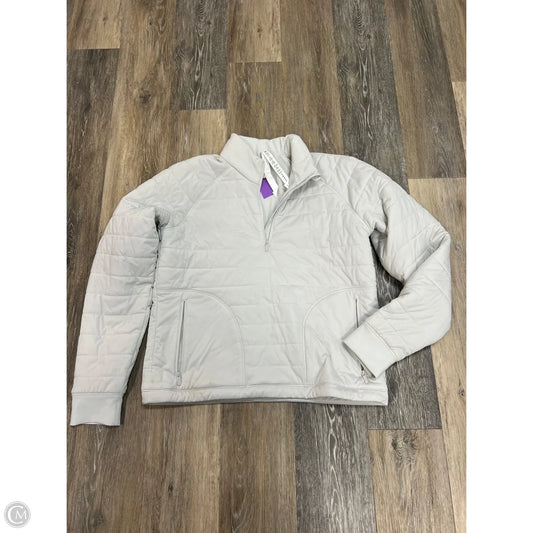 Athletic Jacket By Lululemon In Grey, Size: 10