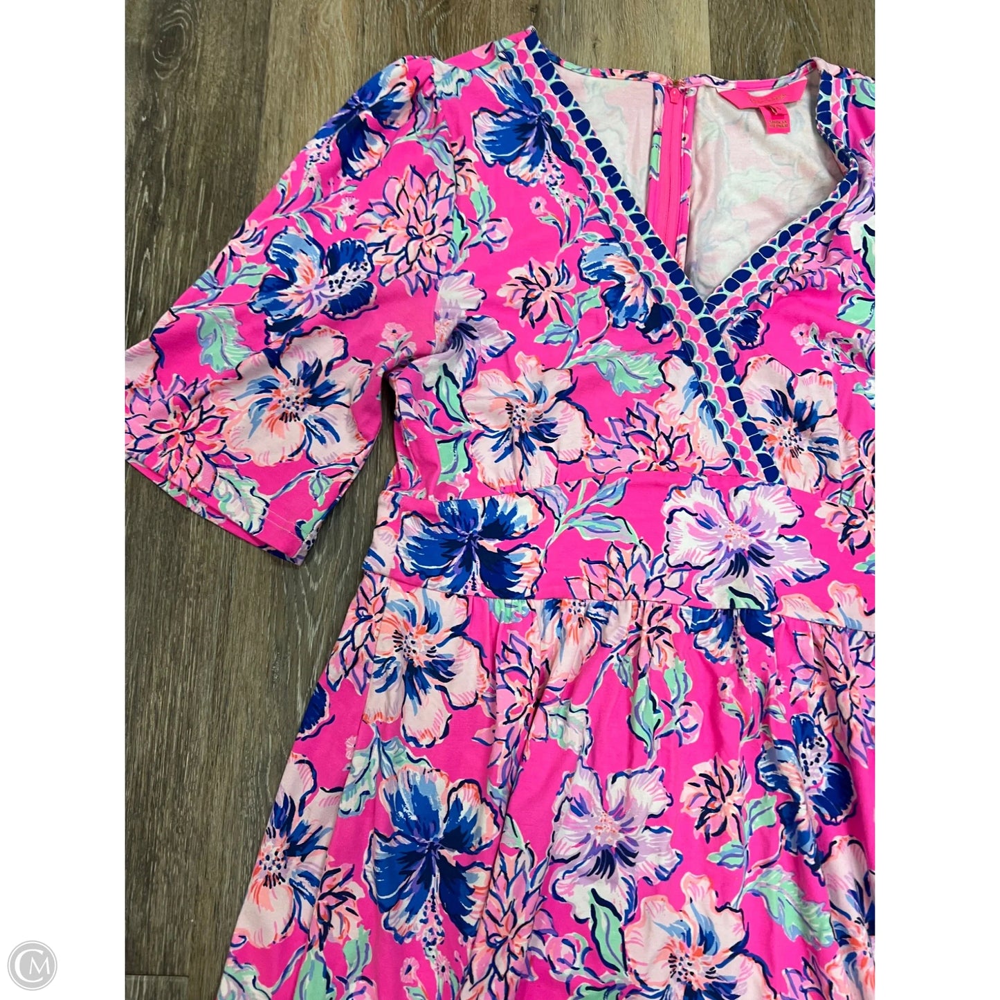 Dress Designer By Lilly Pulitzer In Floral Print, Size: 6