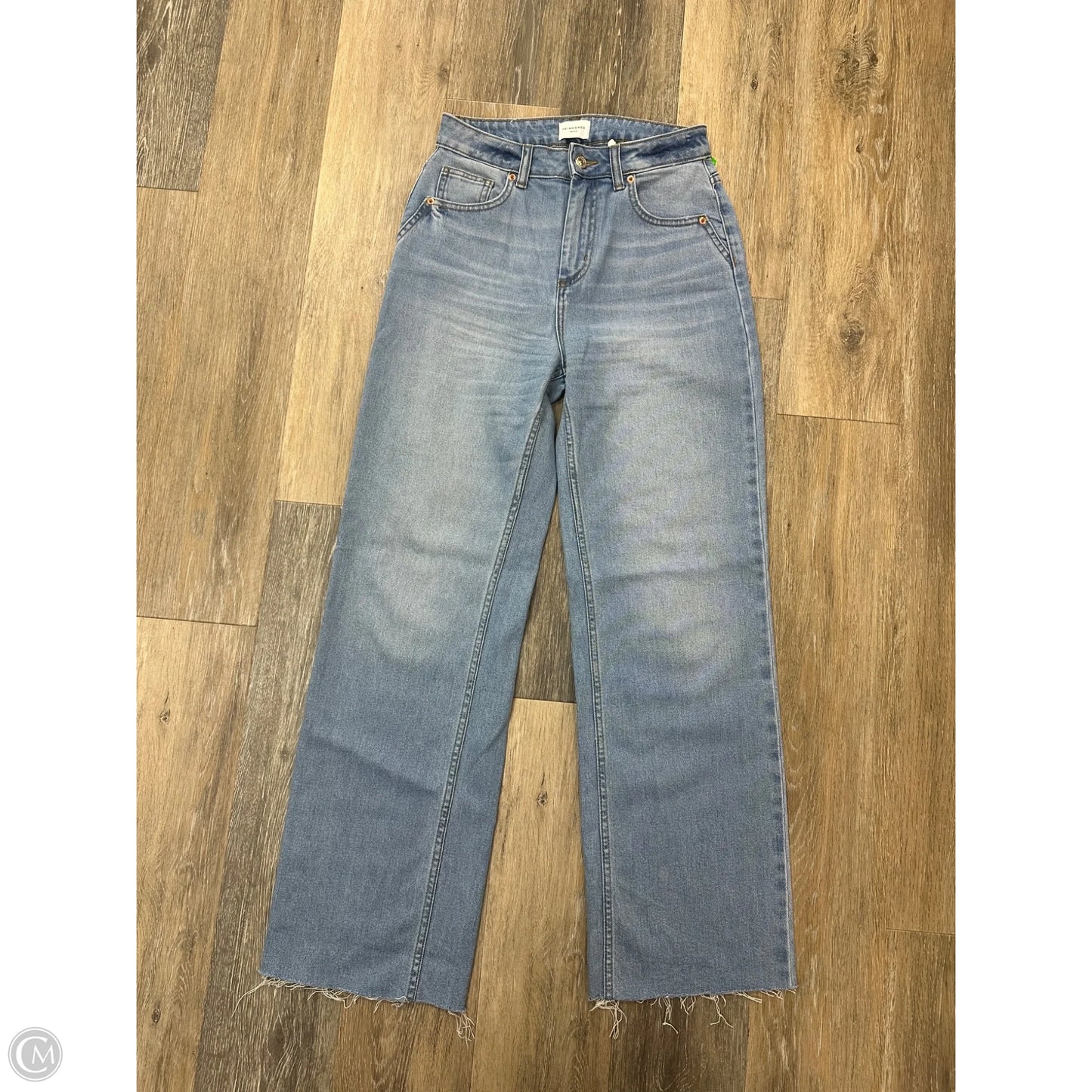Jeans Wide Leg By 7 Diamonds In Blue Denim, Size: 2