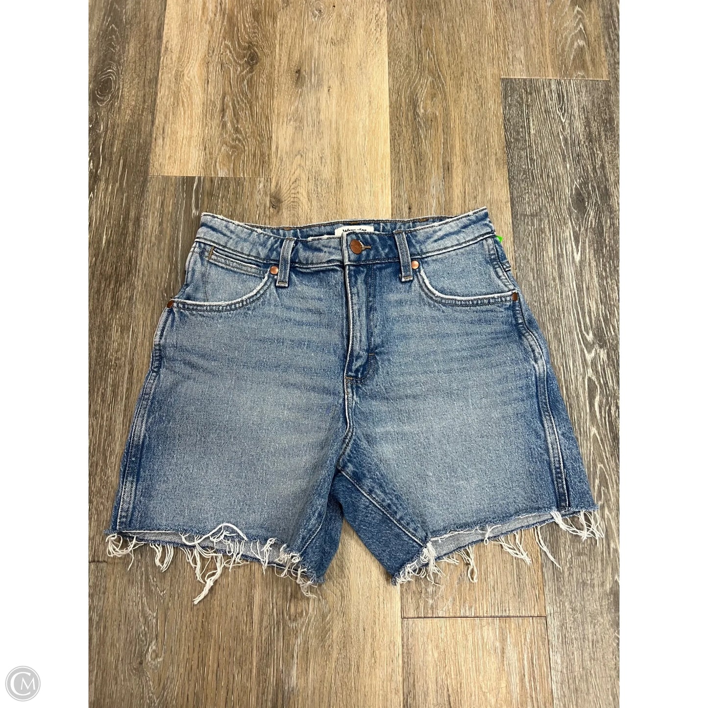 Shorts By Wrangler In Blue Denim, Size: 4/27