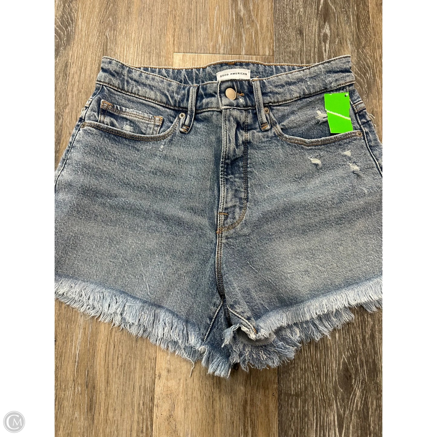 Shorts By Good American In Blue Denim, Size: 4