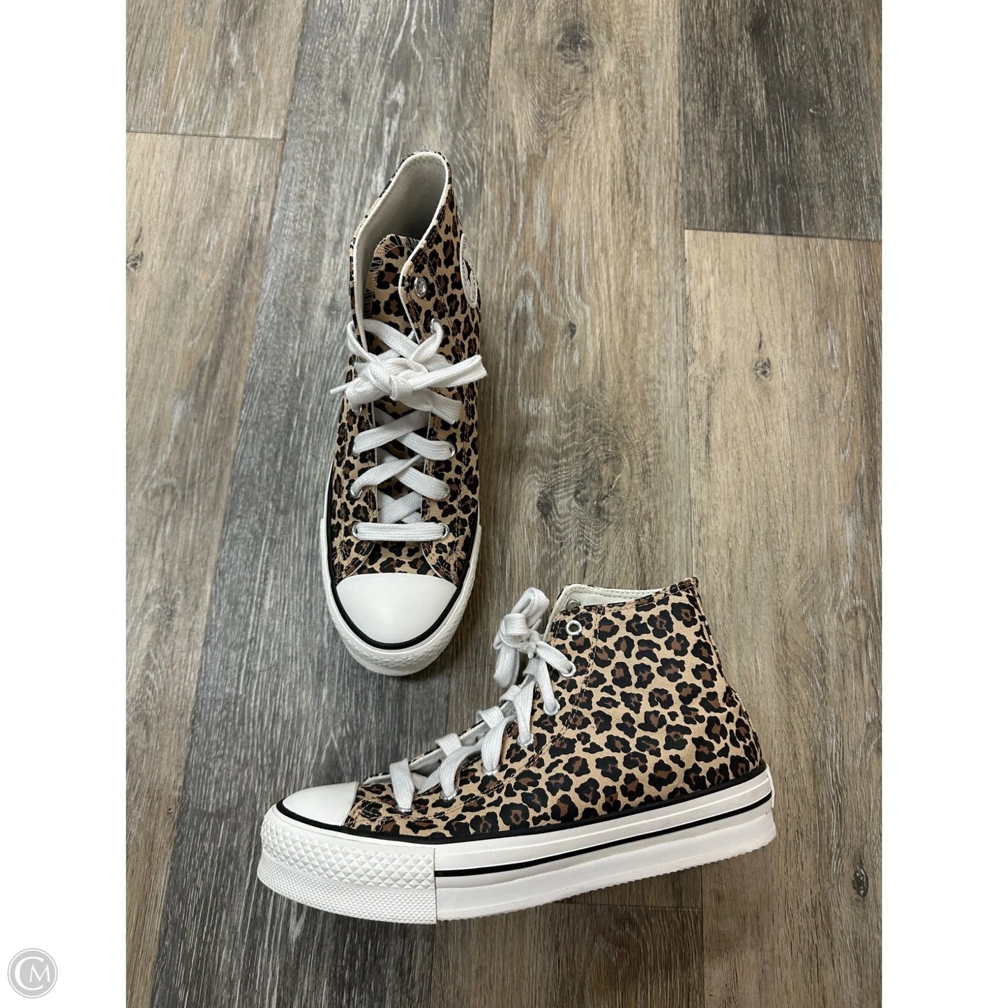 Shoes Sneakers By Converse In Animal Print, Size: 8