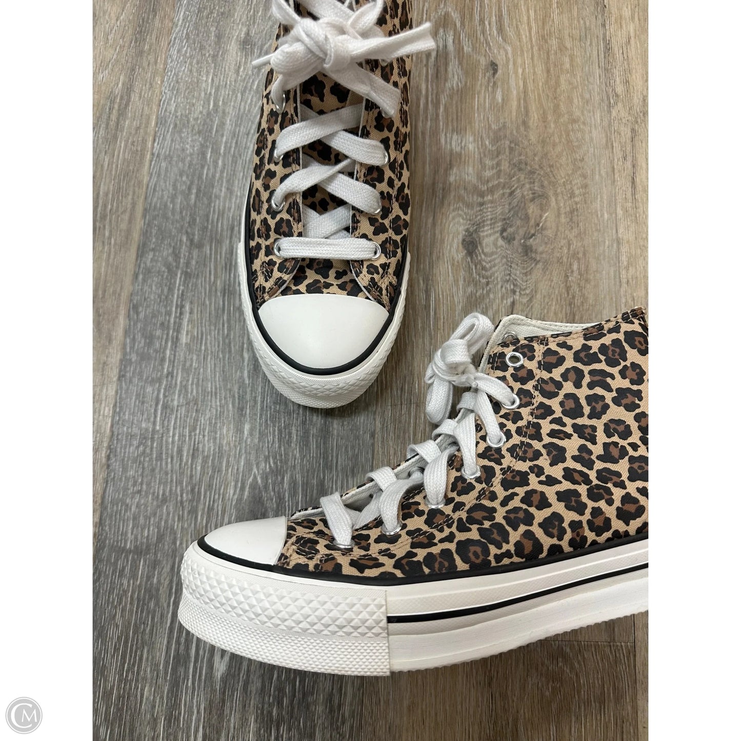 Shoes Sneakers By Converse In Animal Print, Size: 8