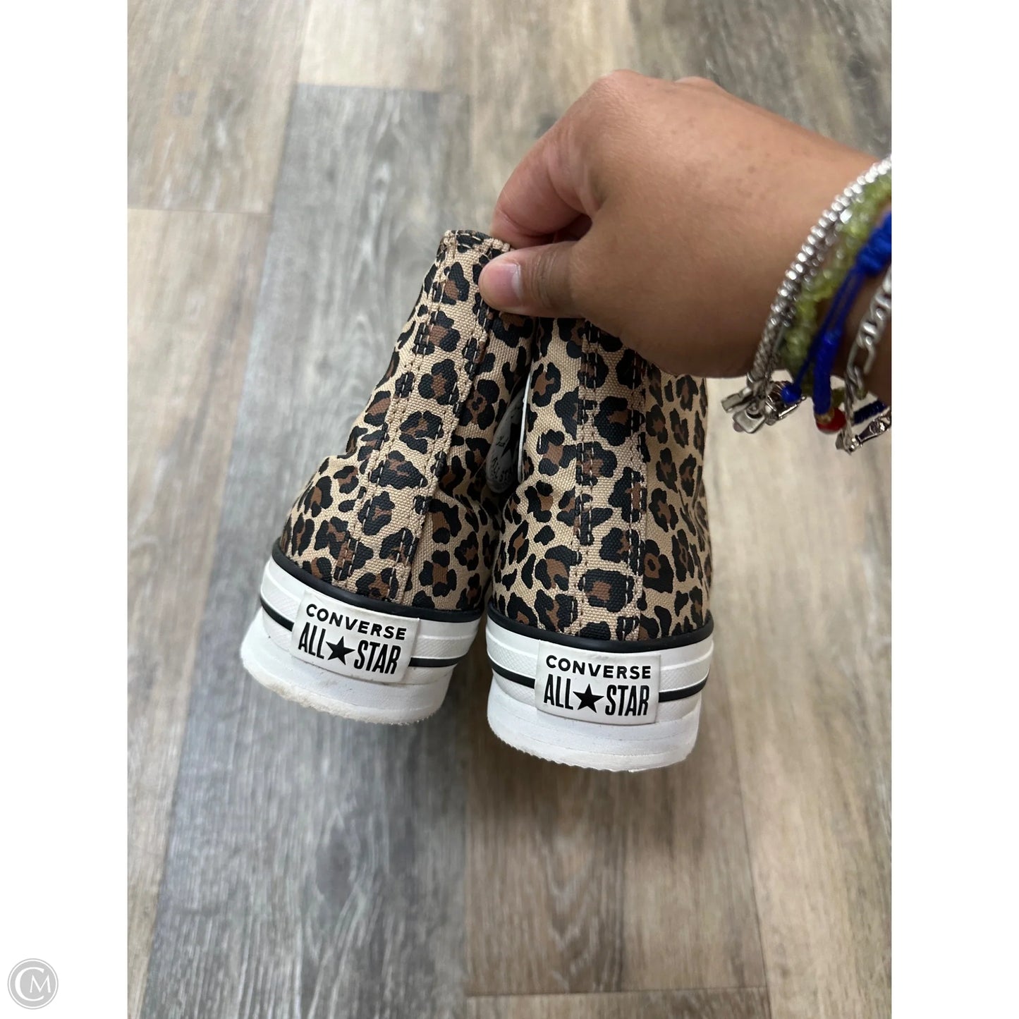Shoes Sneakers By Converse In Animal Print, Size: 8