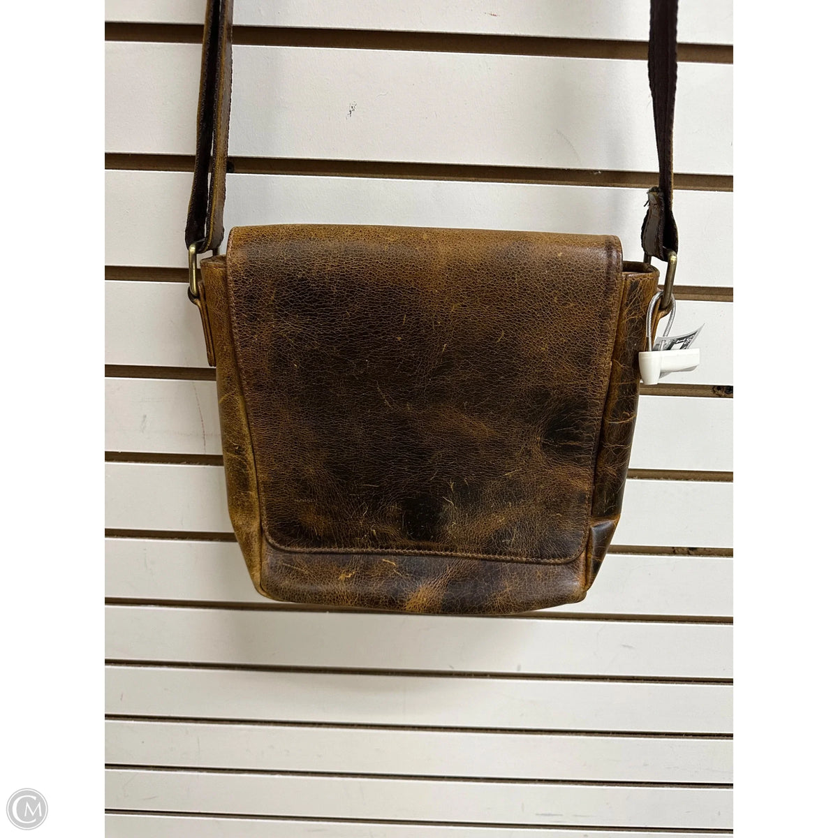 Crossbody Leather By Cmb, Size: Large