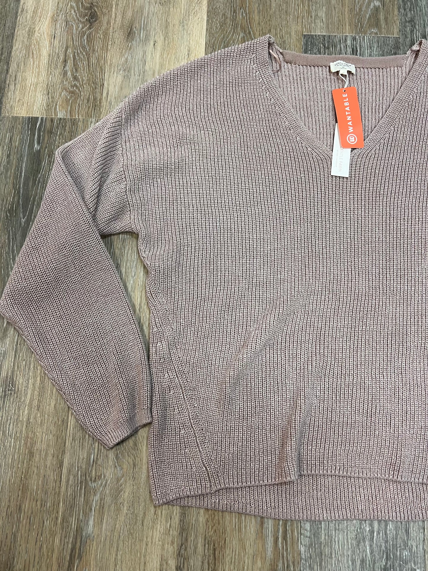 Sweater By Gentle Fawn In Mauve, Size: 2x