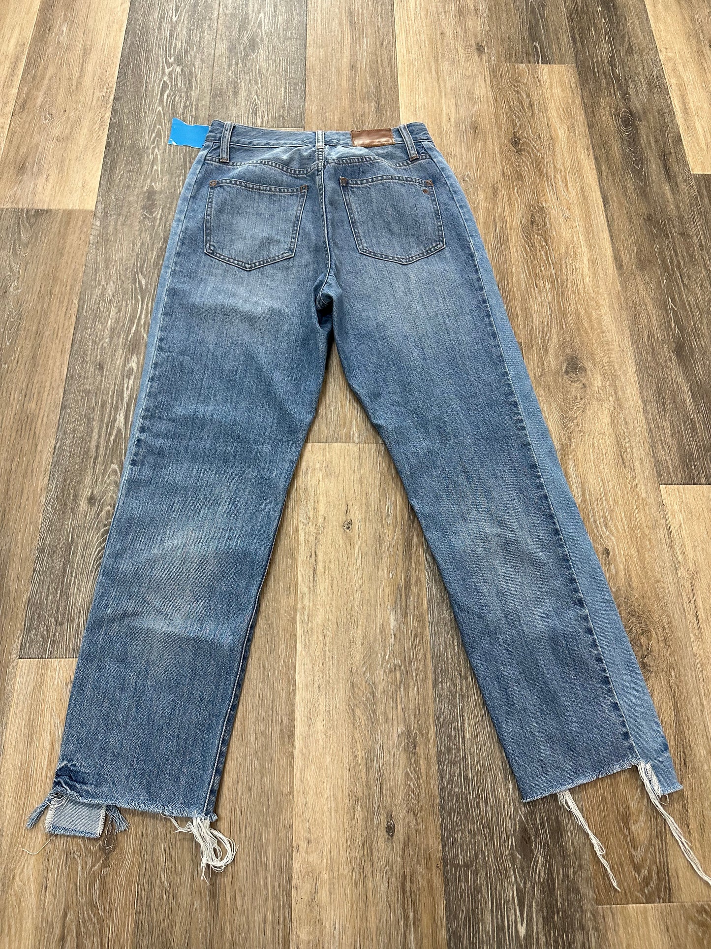 Blue Denim Jeans Straight Madewell, Size 2