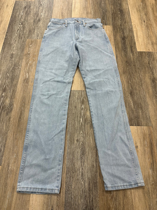 Blue Denim Jeans Straight Wrangler, Size 5