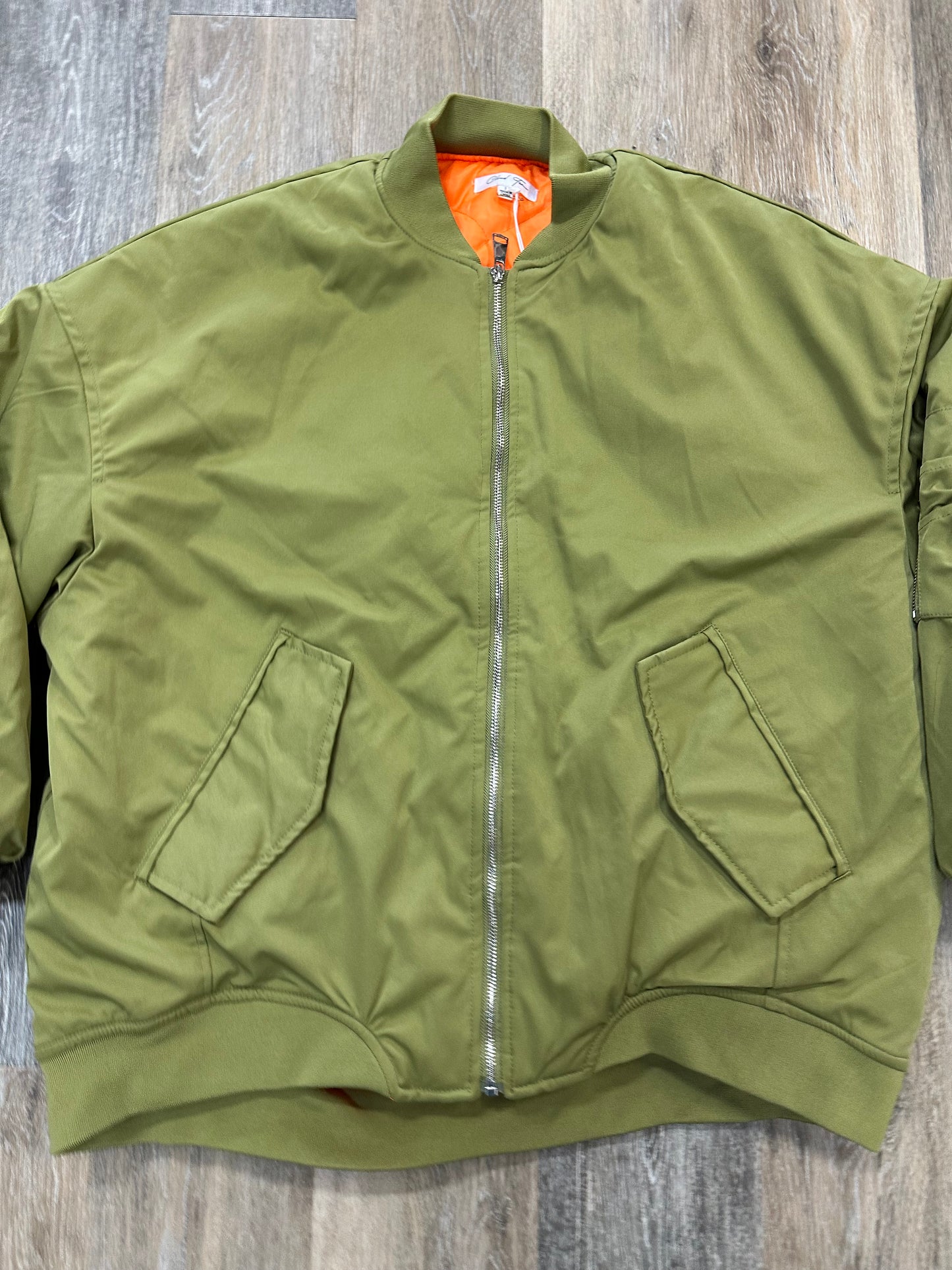 Jacket Puffer & Quilted By Cloud 10 In Green, Size: L