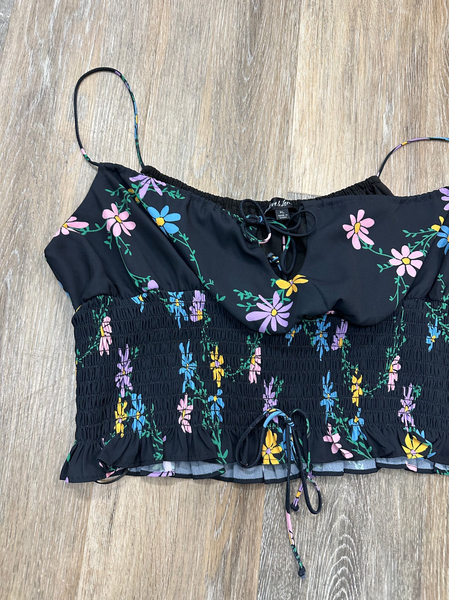 Tank Top By For Love & Lemons In Floral Print, Size: Xl