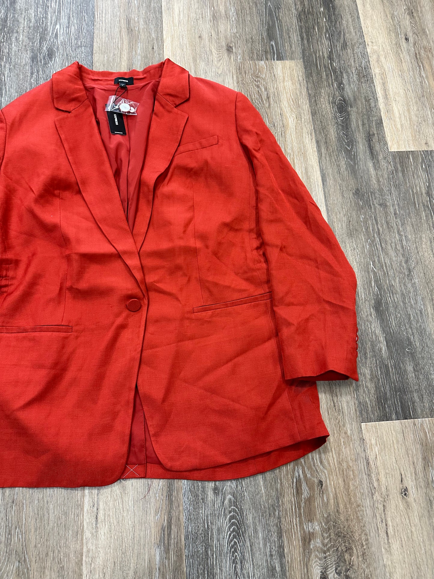 Blazer By Express In Orange, Size: Xl