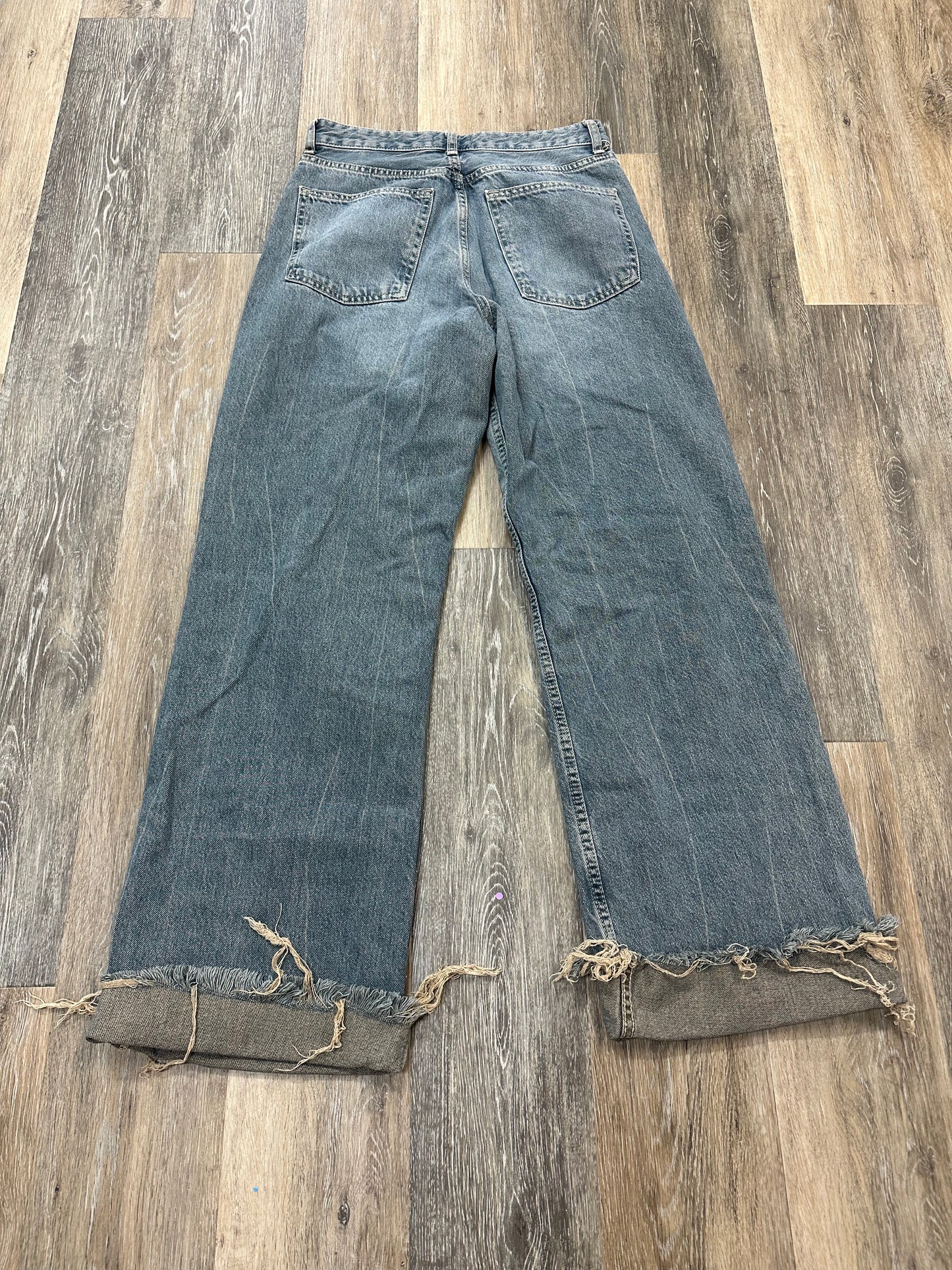 Jeans Boot Cut By Zara In Blue Denim, Size: 8