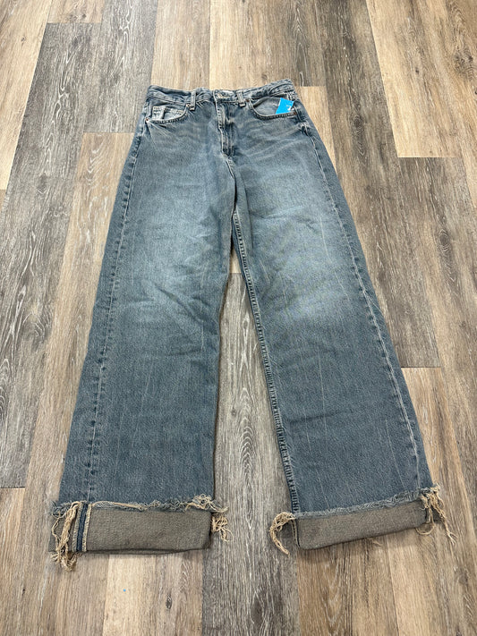 Jeans Boot Cut By Zara In Blue Denim, Size: 8