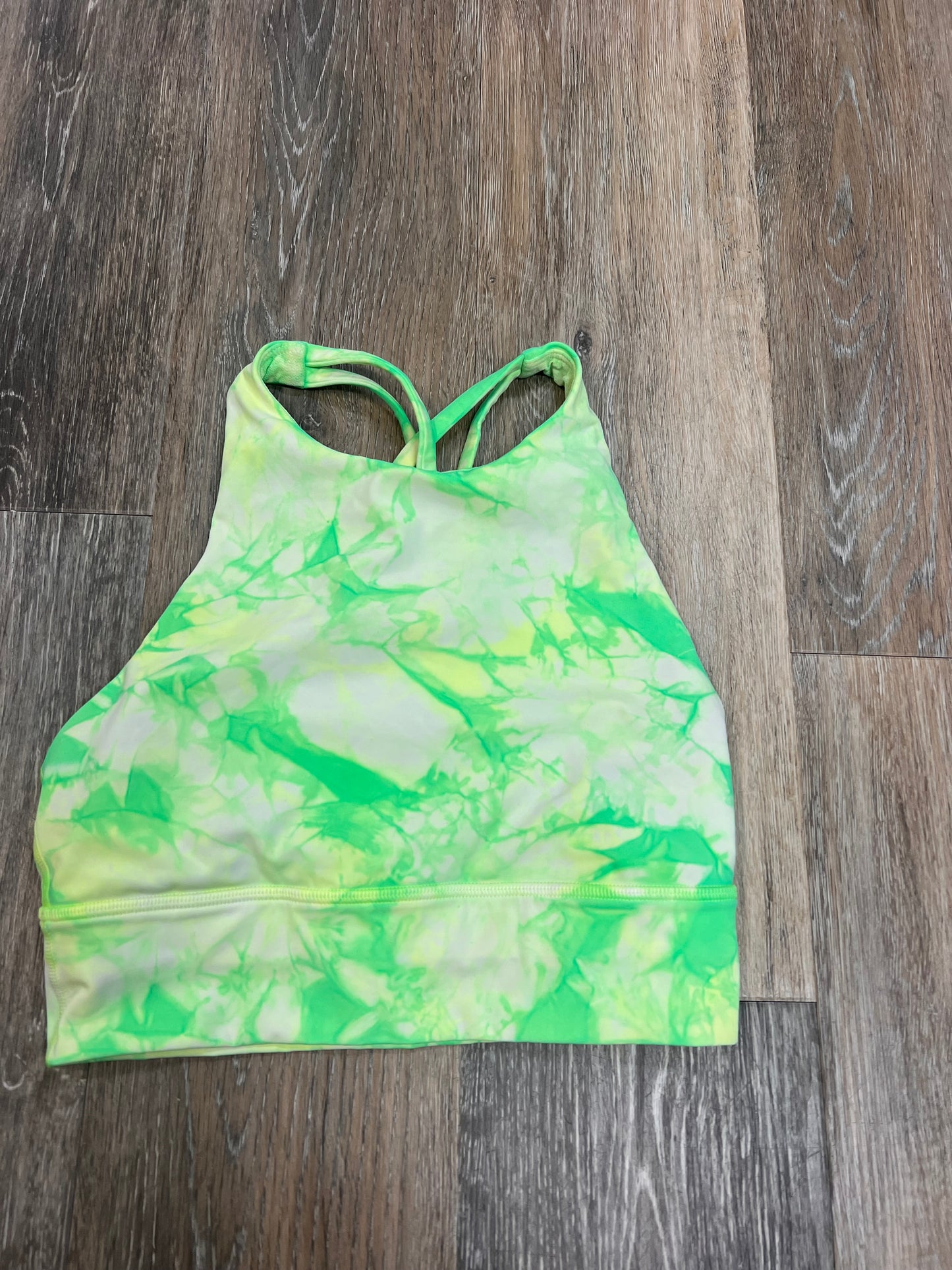 Athletic Bra By Lululemon In Green, Size: 4