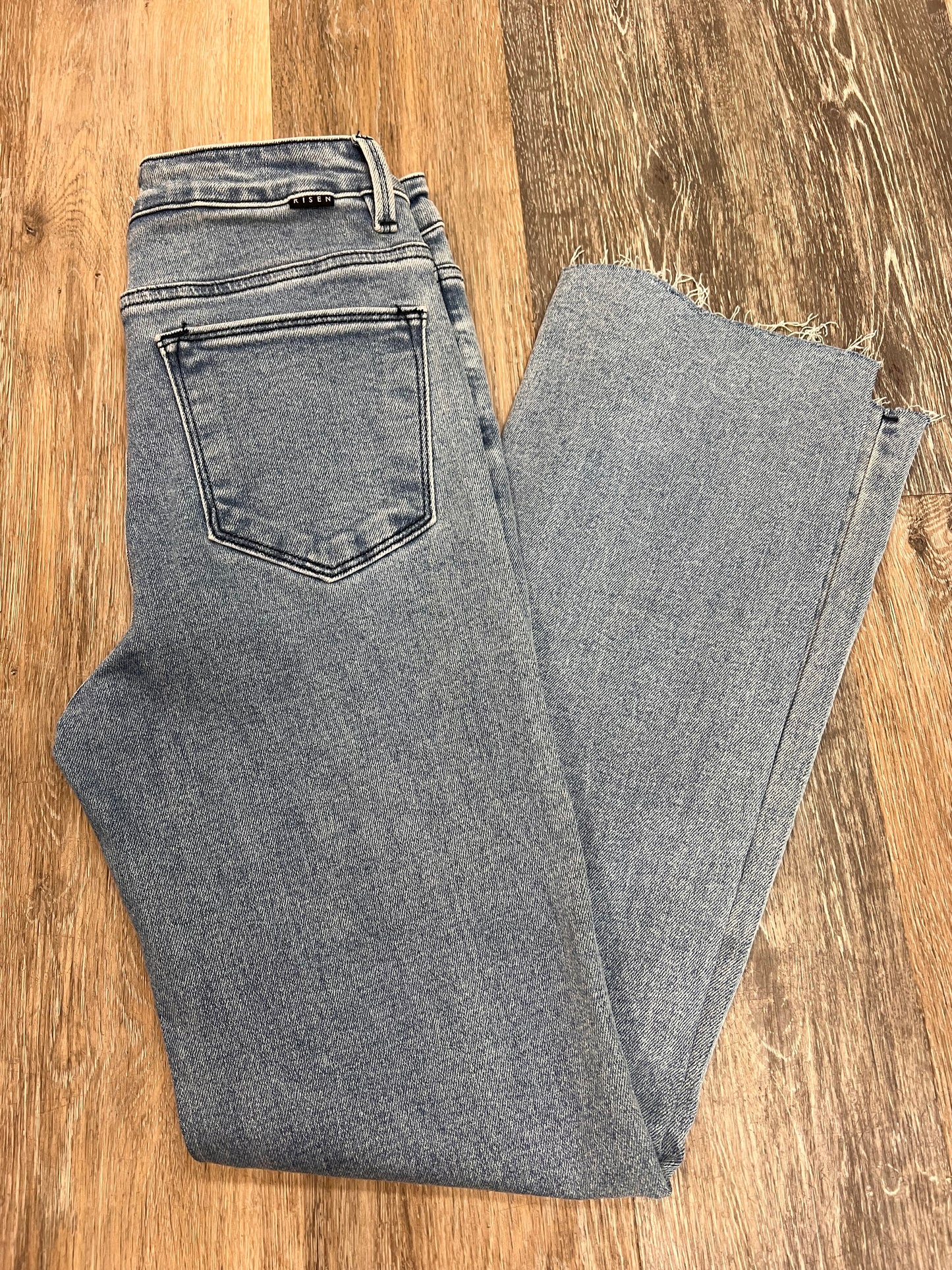 Jeans Straight By Risen In Blue Denim, Size: 5/27