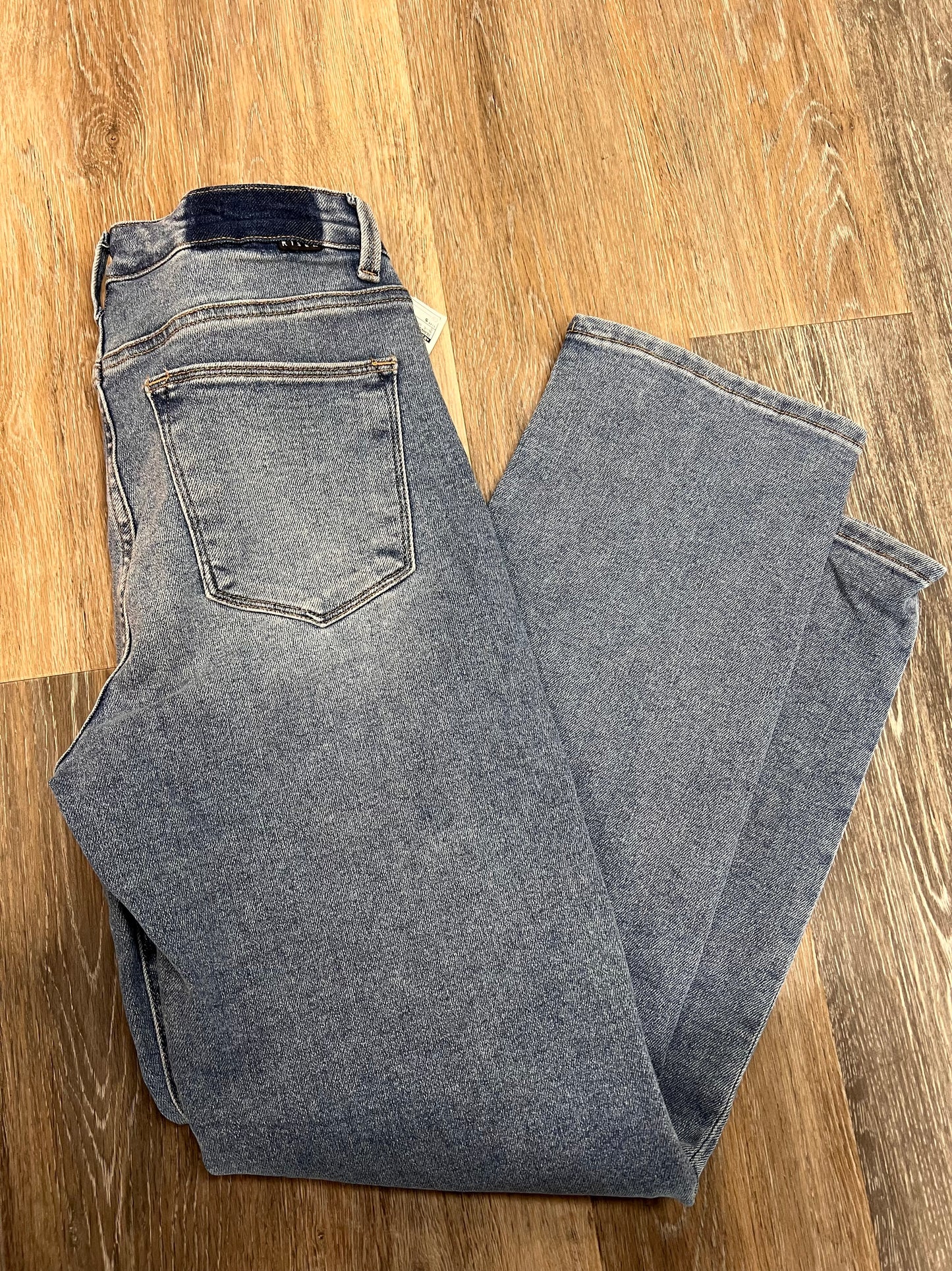 Jeans Straight By Risen In Blue Denim, Size: 5/27