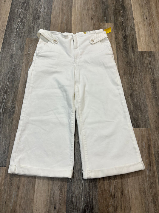 Pants Cropped By Maeve In White, Size: 14