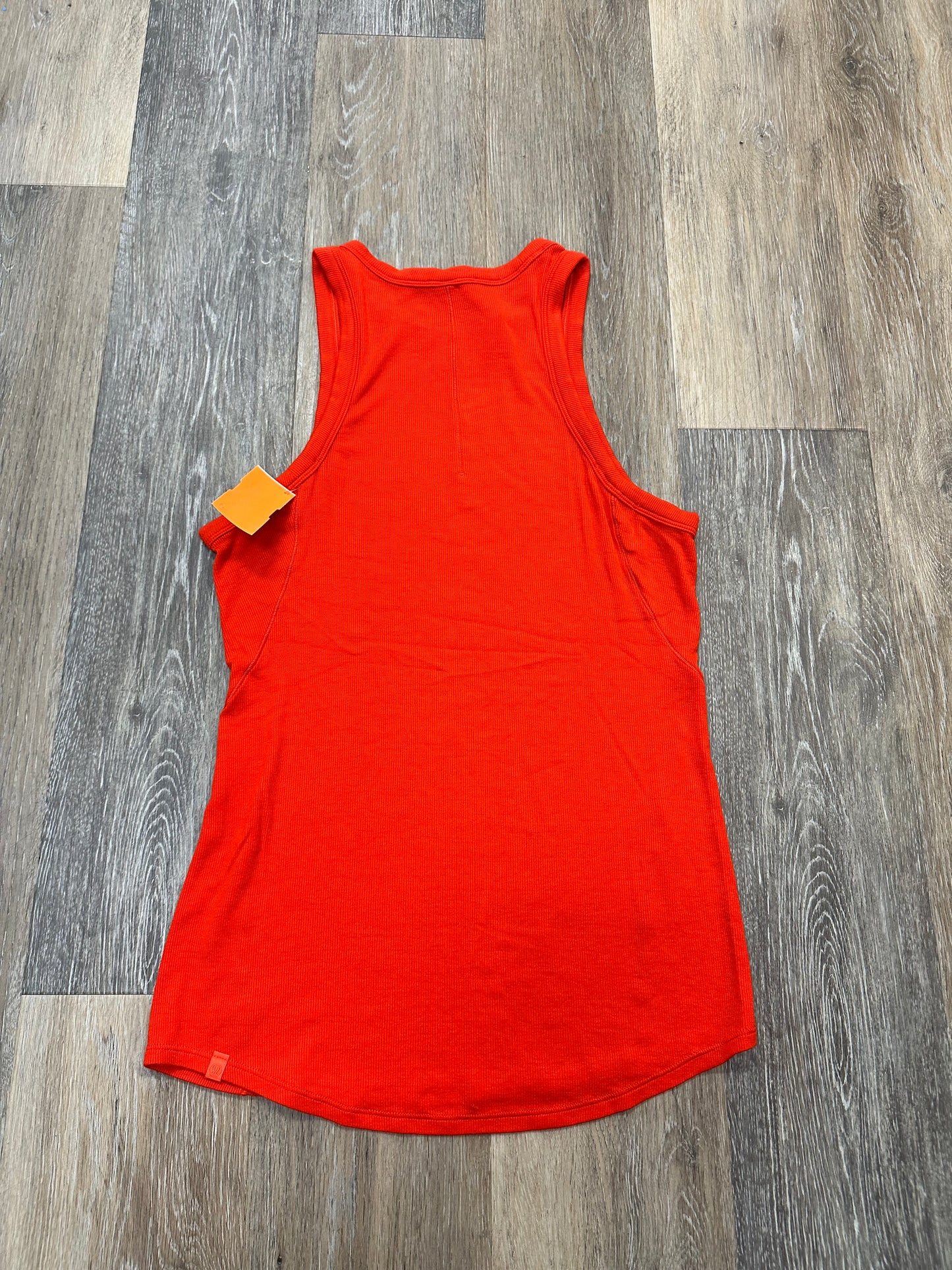 Athletic Tank Top By Lululemon In Orange, Size: 8