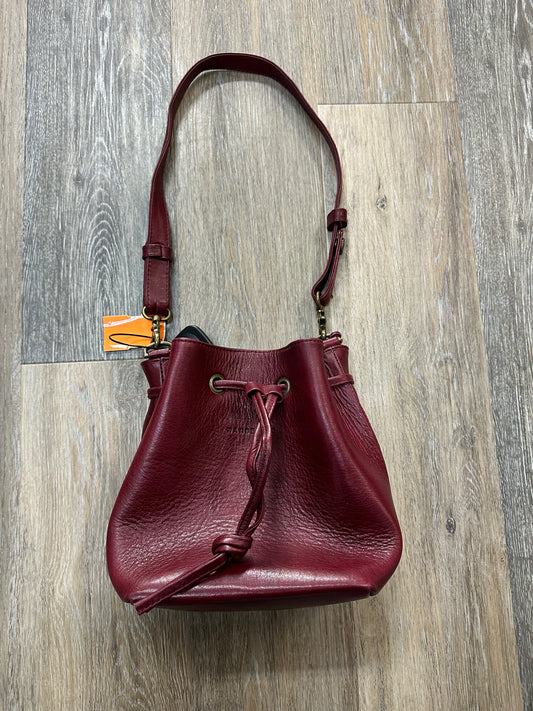 Handbag Leather By Wanderers, Size: Small