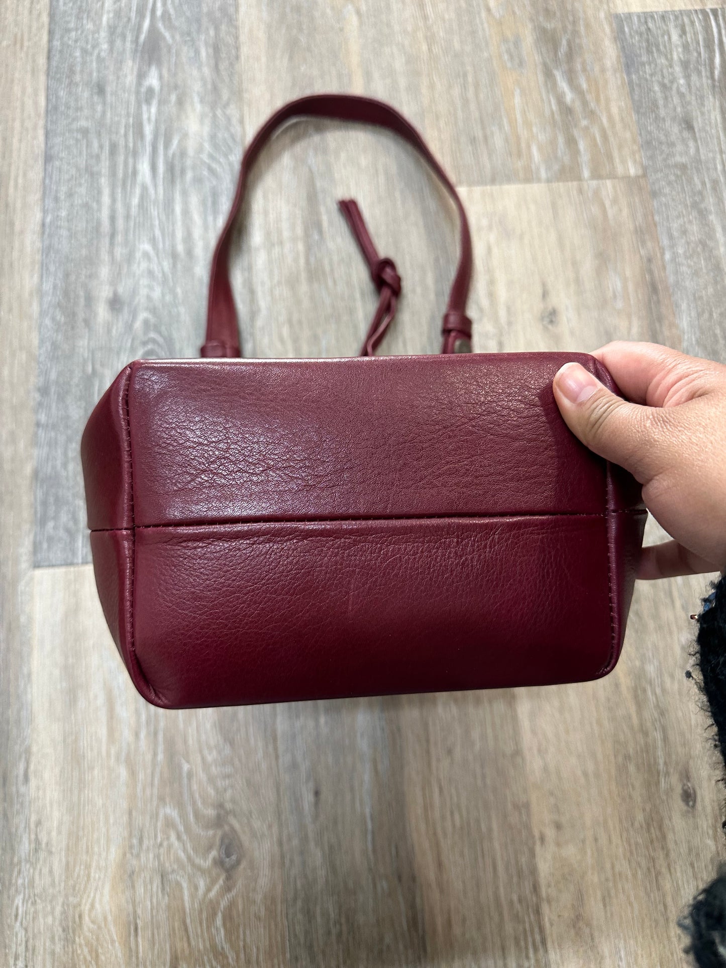 Handbag Leather By Wanderers, Size: Small