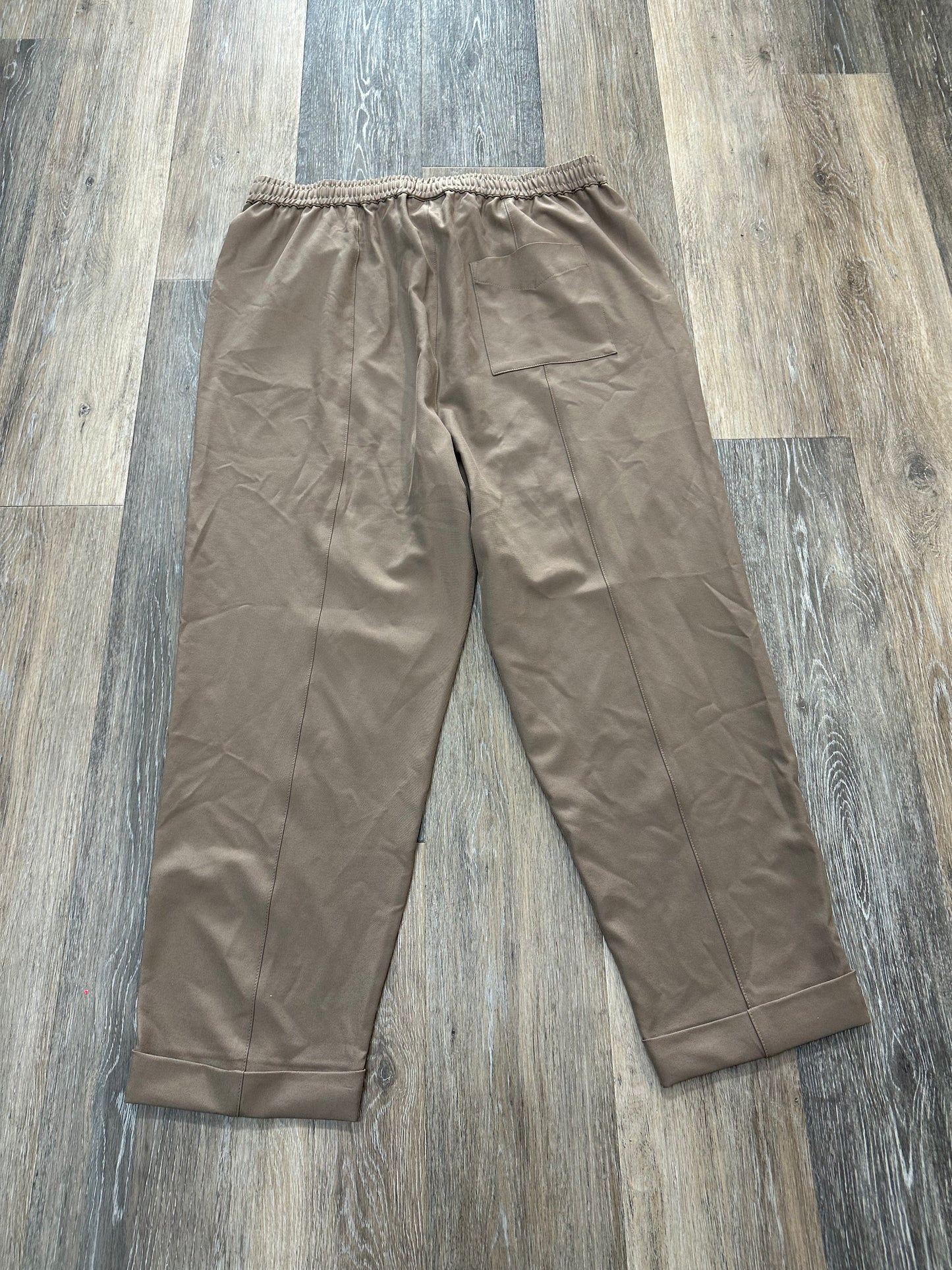 Athletic Pants By Varley In Brown, Size: Xl