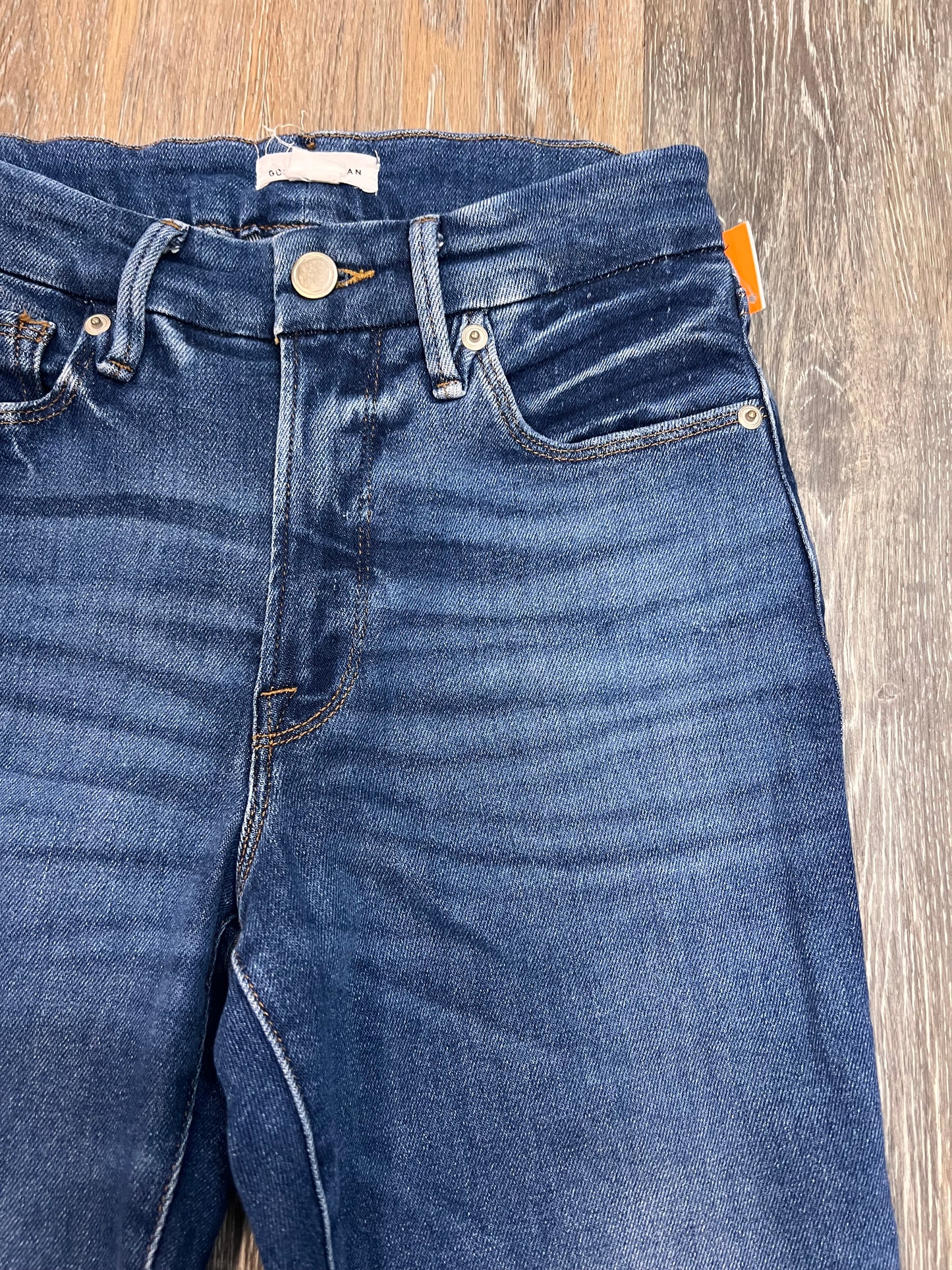 Jeans Straight By Good American In Blue Denim, Size: 4/27