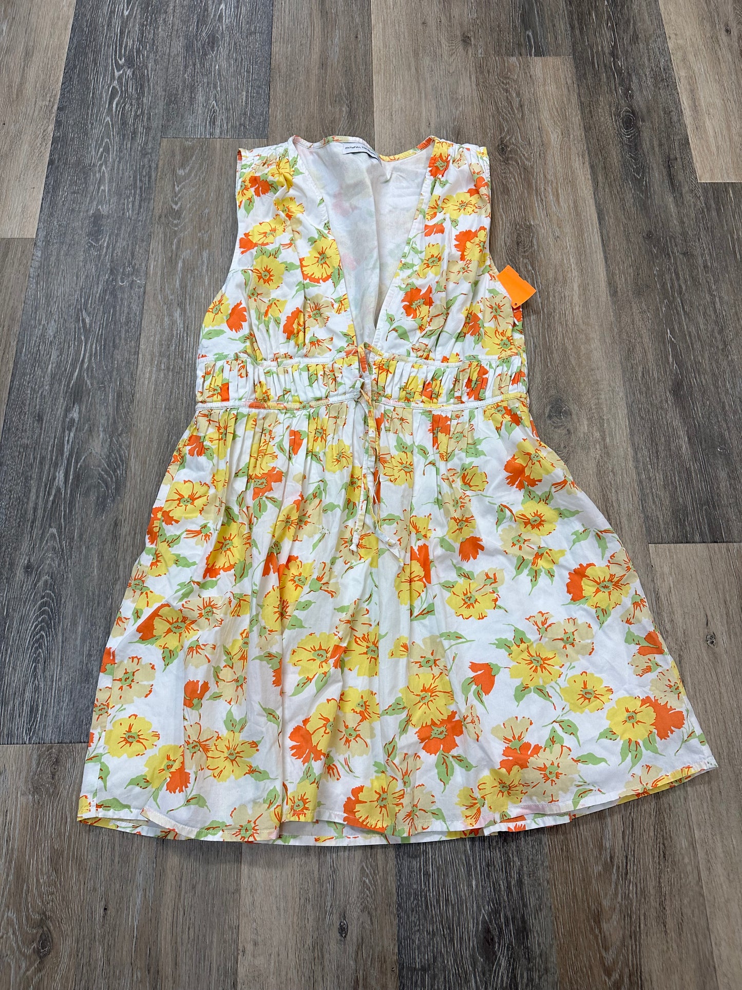 Dress Casual Midi By Faithfull The Brand In Floral Print, Size: 12