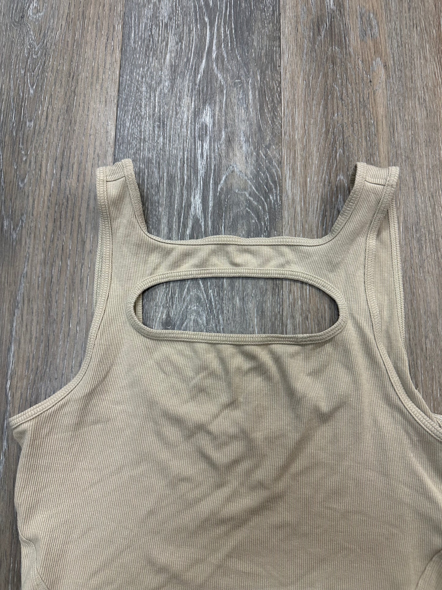 Athletic Tank Top By Lululemon In Tan, Size: S