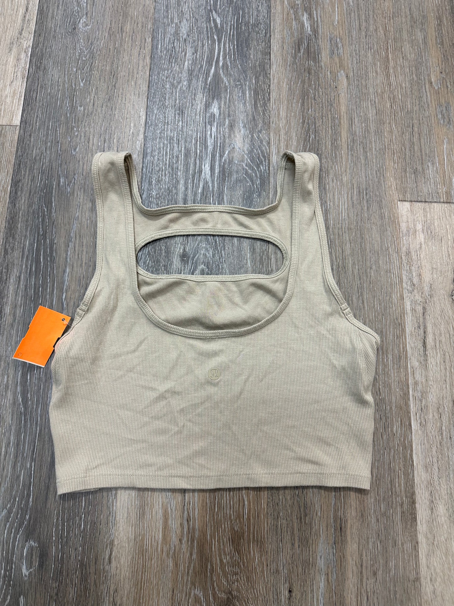 Athletic Tank Top By Lululemon In Tan, Size: S