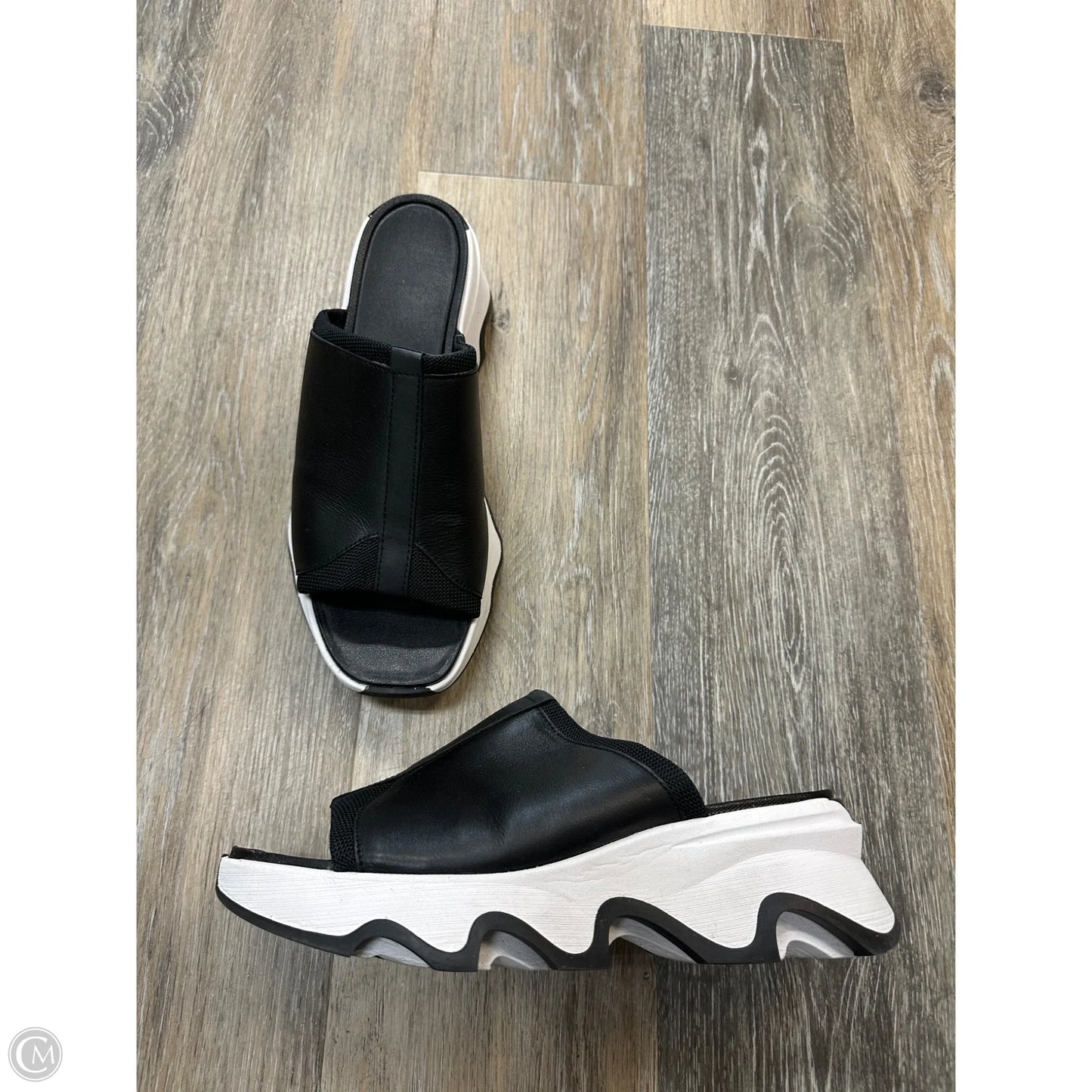 Sandals Heels Platform By Sorel In Black, Size: 10