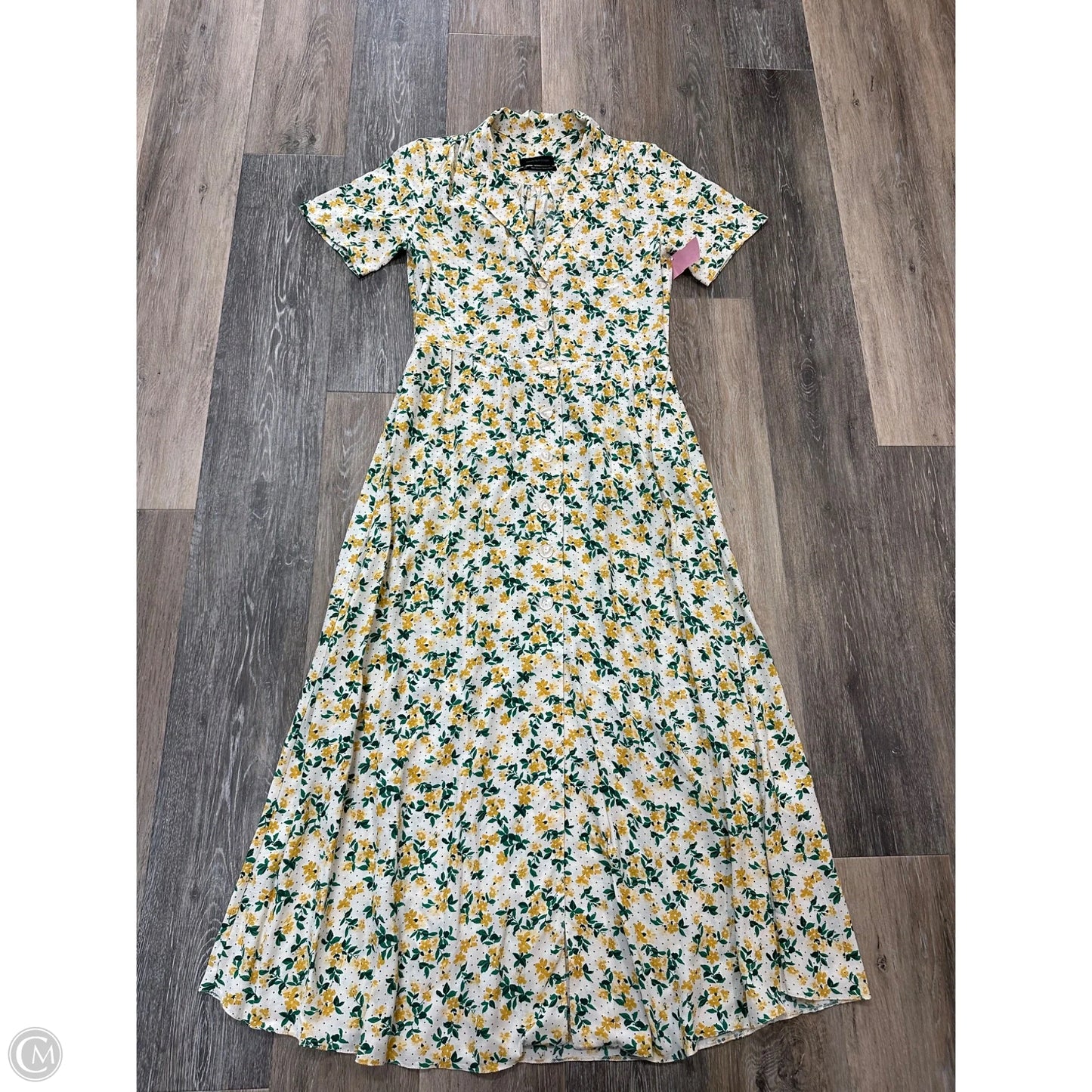 Dress Casual Maxi By Urban Outfitters In Floral Print, Size: S