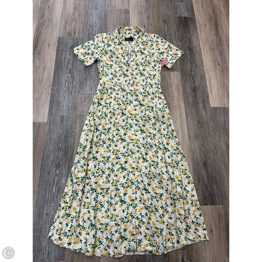 Dress Casual Maxi By Urban Outfitters In Floral Print, Size: S