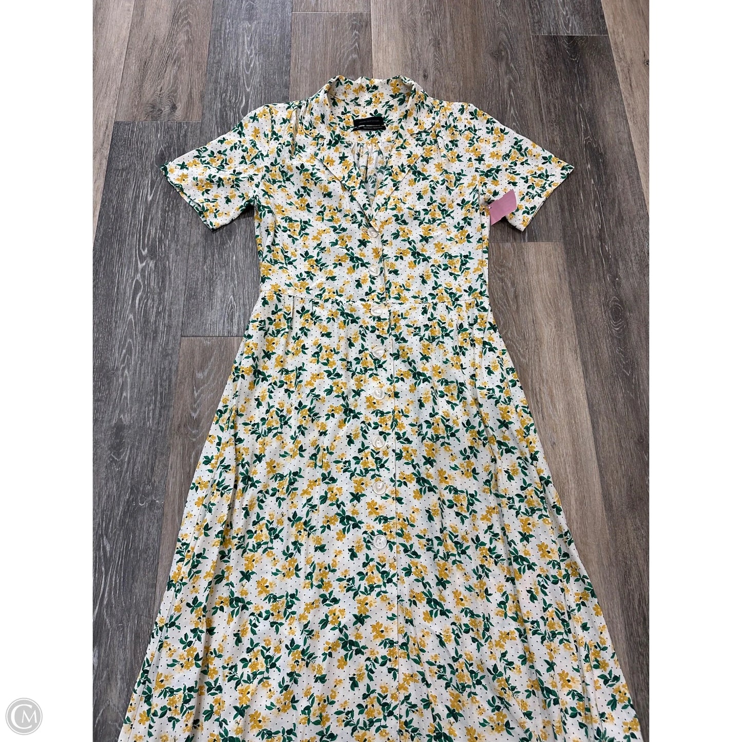 Dress Casual Maxi By Urban Outfitters In Floral Print, Size: S