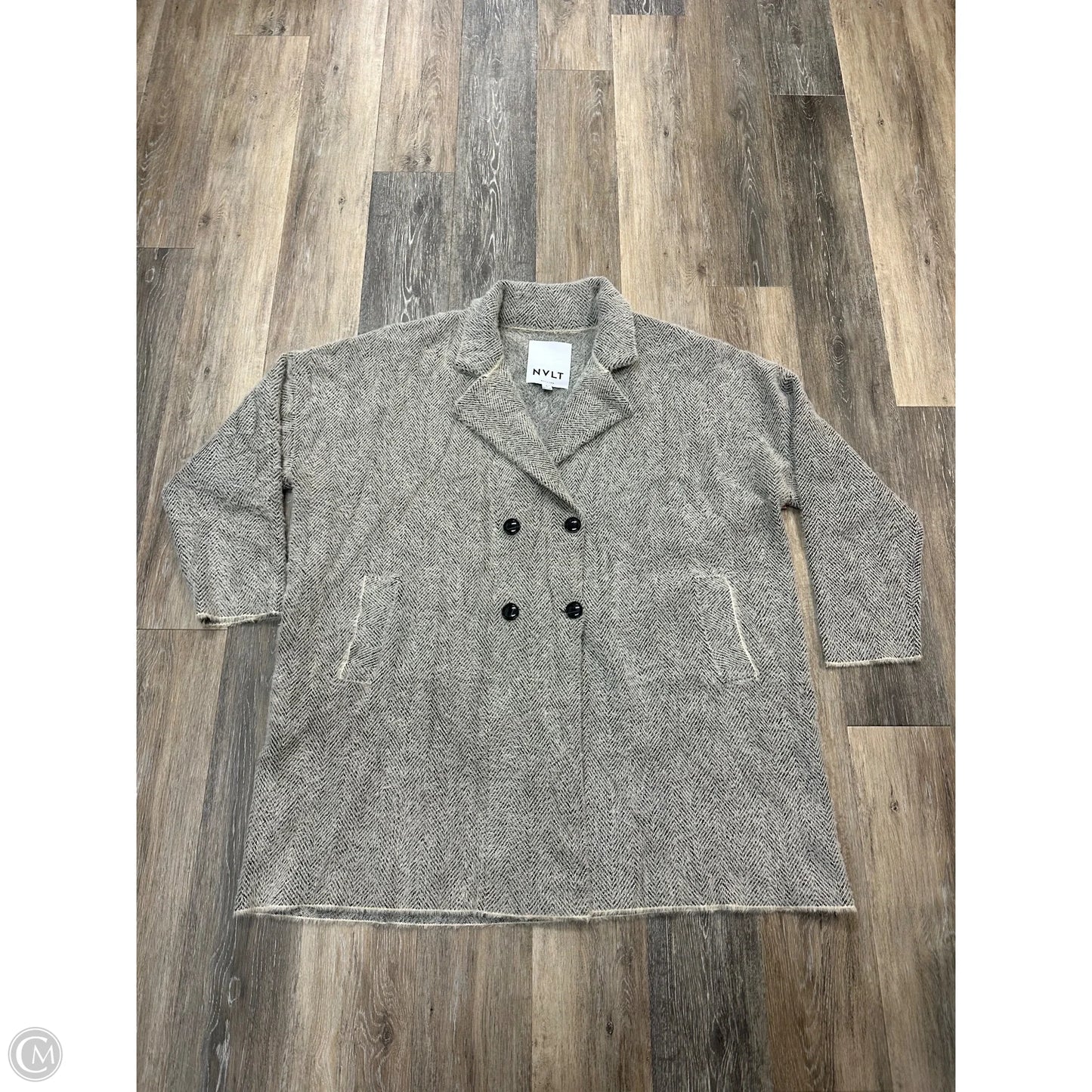 Sweater Cardigan By NVLT In Tan, Size: 3x
