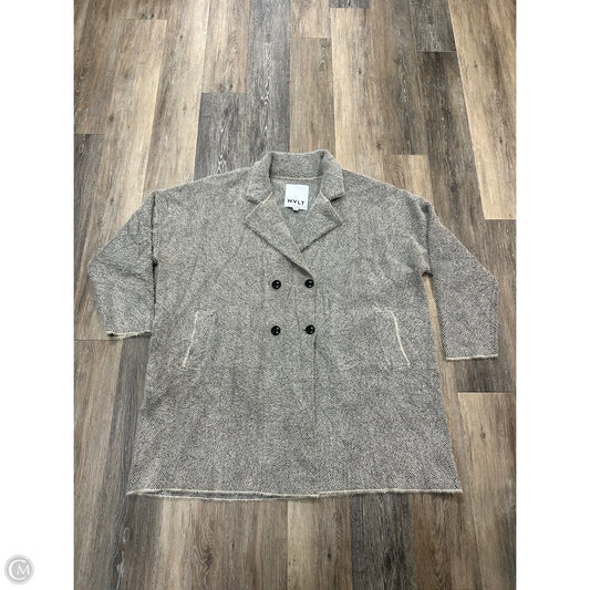 Sweater Cardigan By NVLT In Tan, Size: 3x