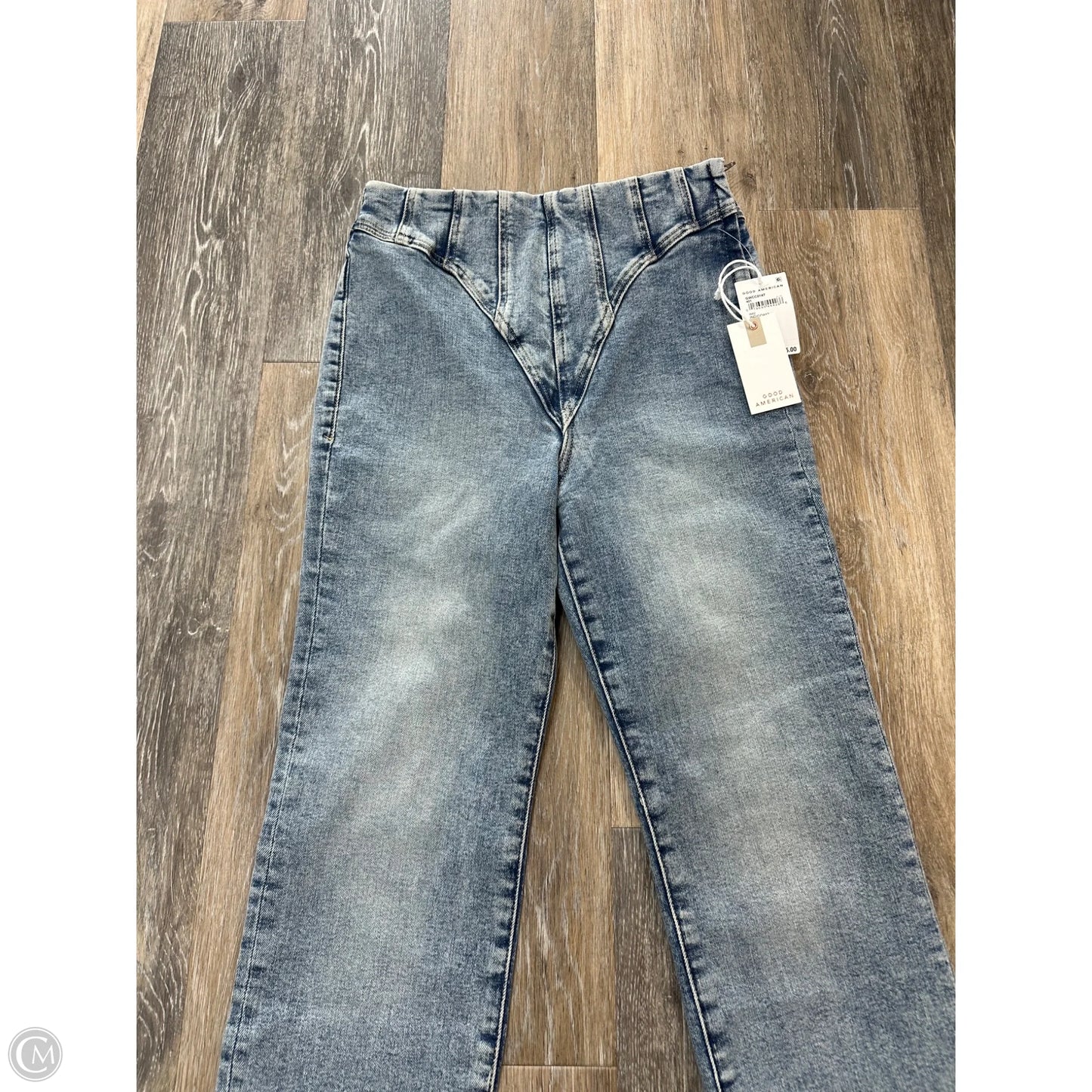 Jeans Straight By Good American In Blue Denim, Size: 8/29