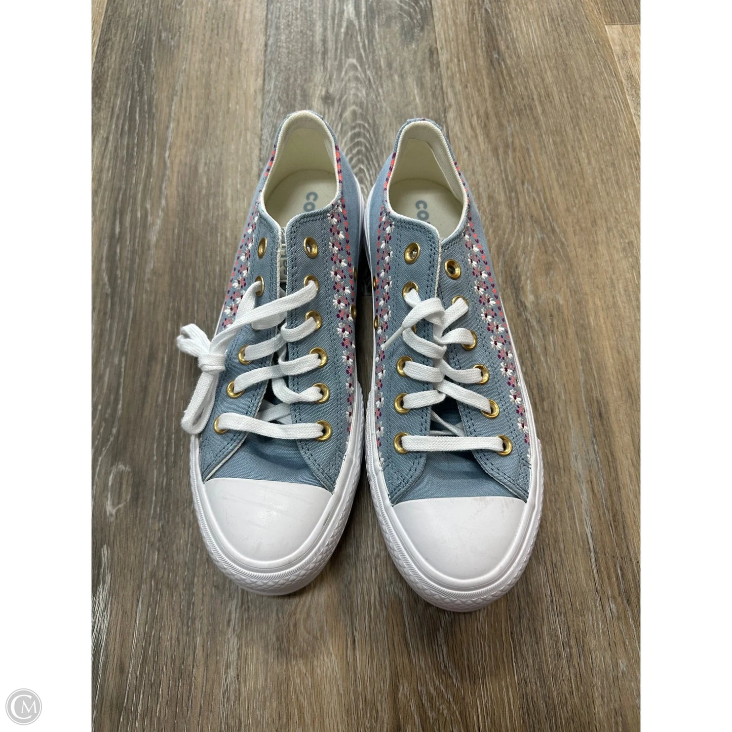 Shoes Sneakers Platform By Converse In Blue, Size: 8