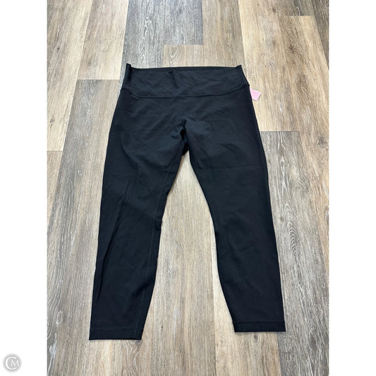 Athletic Leggings By Lululemon In Black, Size: 16