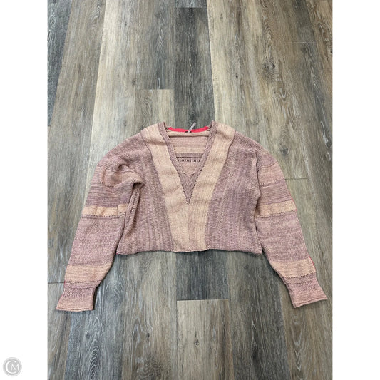 Sweater By Free People In Orange, Size: M