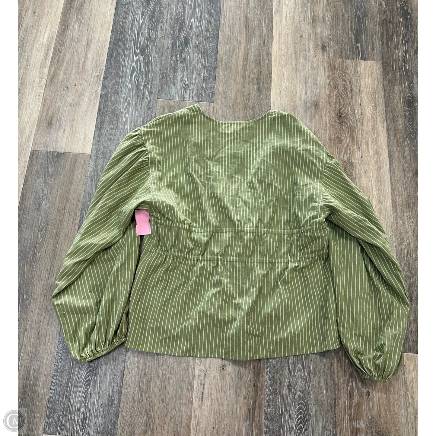 Top Long Sleeve By Klesis In Green, Size: S