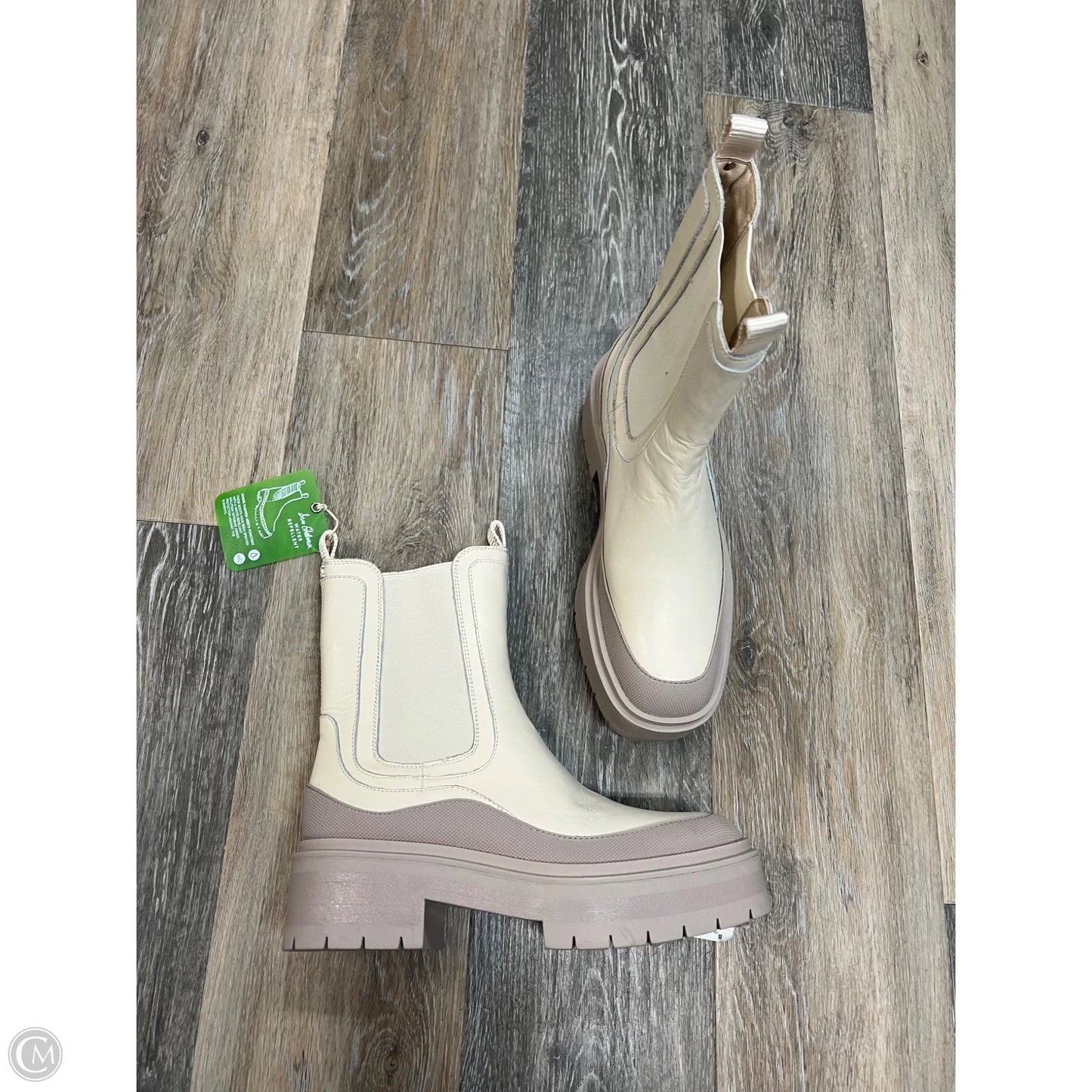 Boots Ankle Heels By Sam Edelman In Cream, Size: 7.5